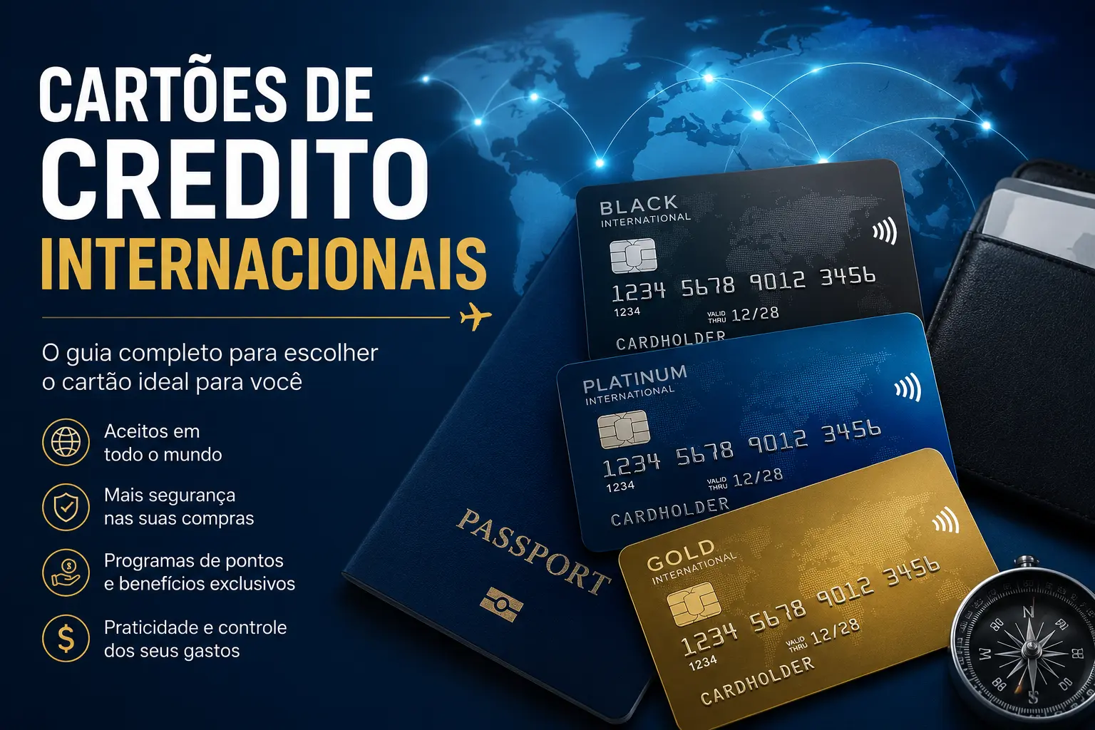  Cartões de Crédito Internacionais: Como Economizar em Taxas e IOF em Compras no Exterior (2026)