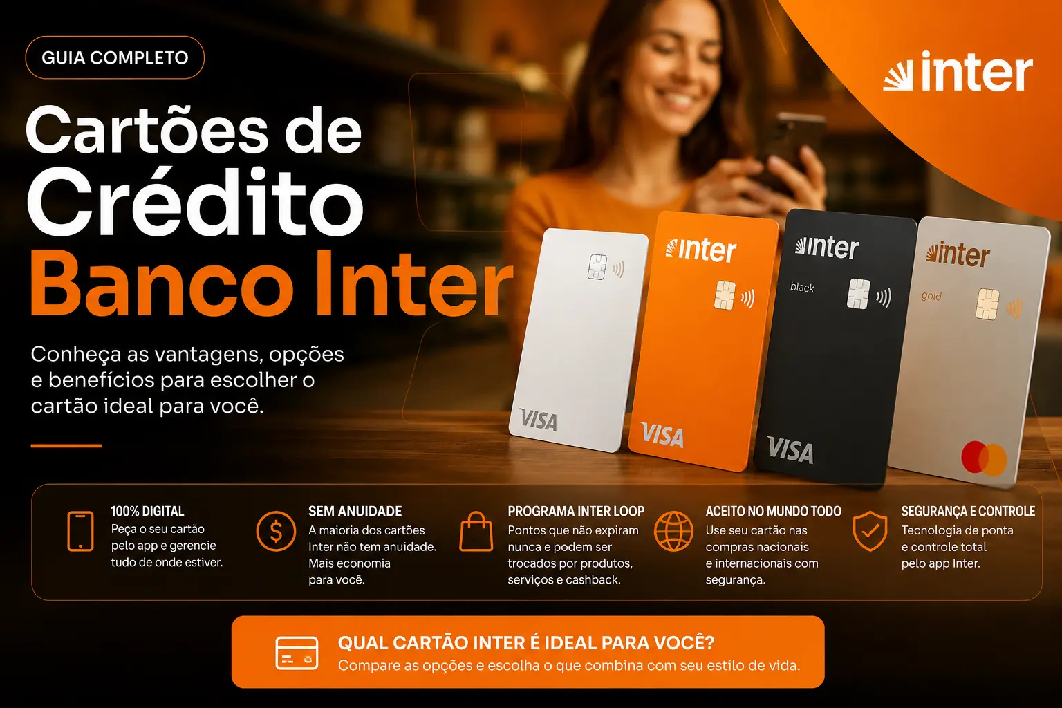   Cartões de Crédito Banco Inter: Guia de Categorias, Loop e Isenção no Black em 2026