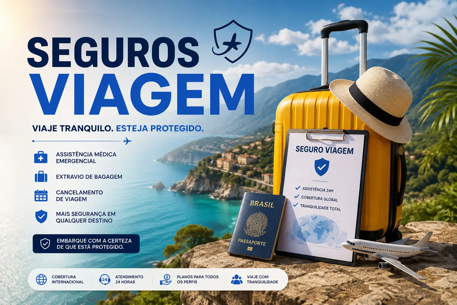  Seguro Viagem: Guia Completo para Cotar, Cobertura Obrigatória e Economia em 2026