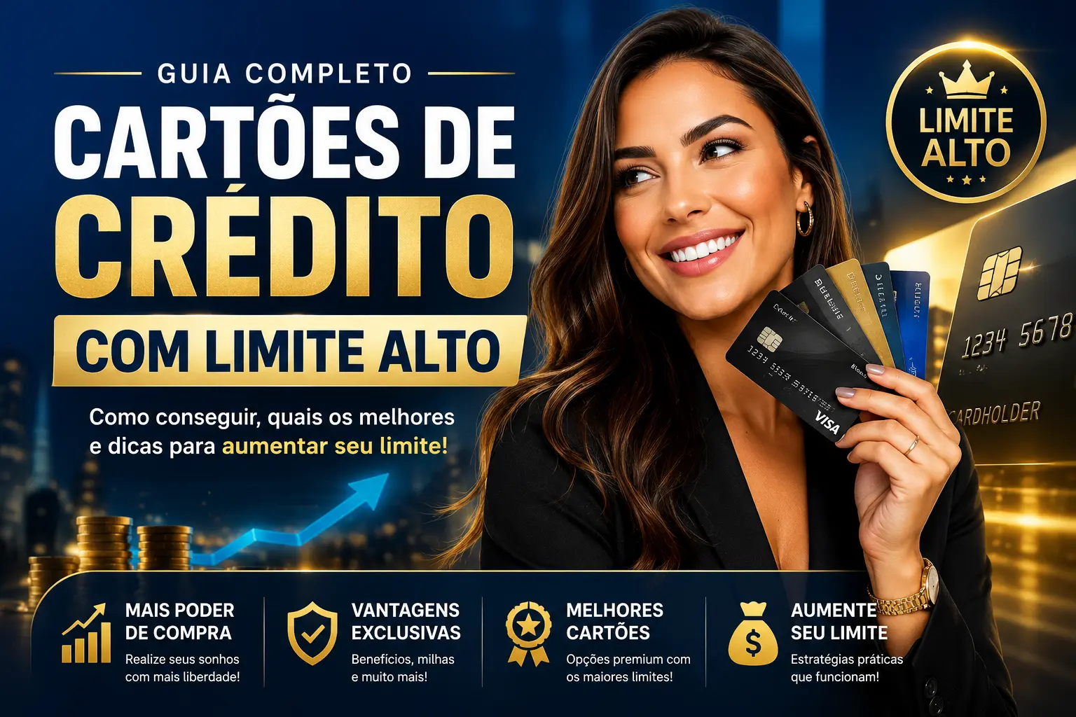  Cartões de Crédito com Limite Alto em 2026: Estratégias para Aprovação e Melhores Opções Premium