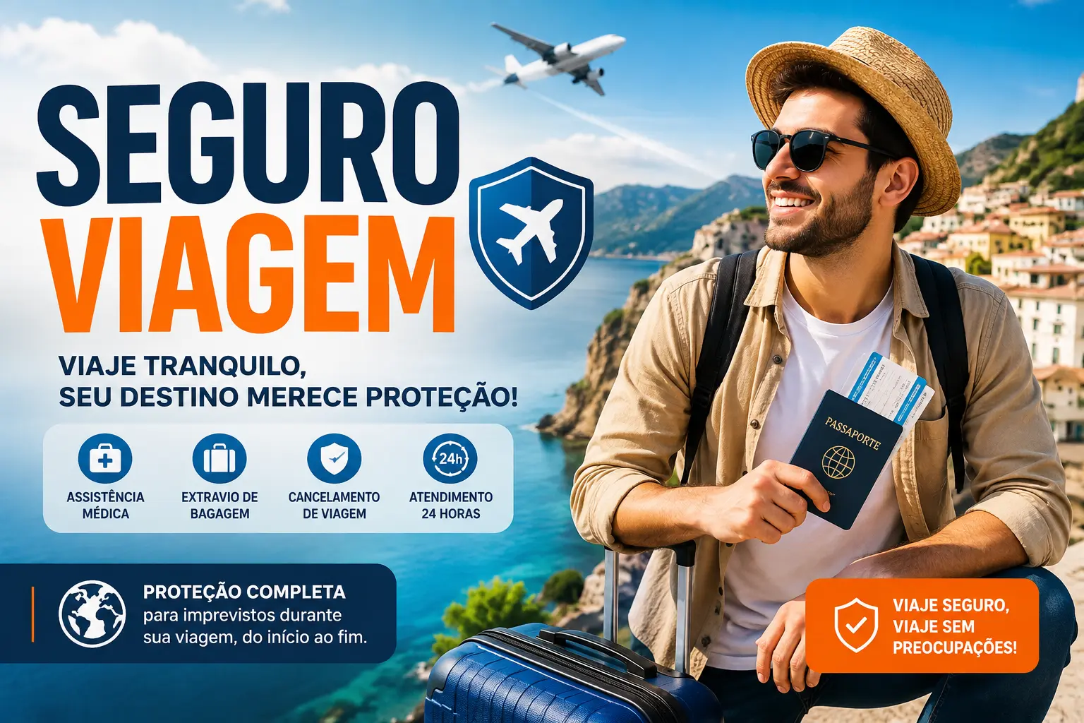  Seguro Viagem em 2026: Coberturas Obrigatórias, Cotação Inteligente e Como Emitir de Graça